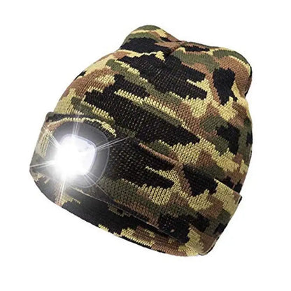 4 LED Lighted Unisex Beanie Hat - Spelume