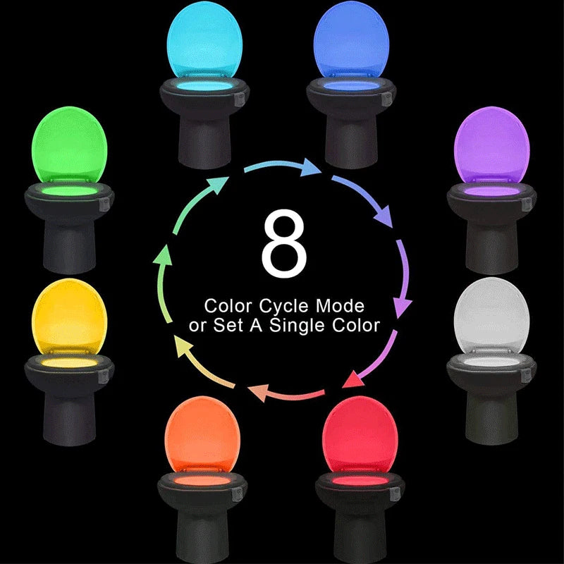 Toilet Seat Smart Motion Sensor (8 or 16 Colours)