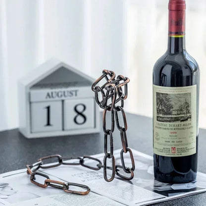 Floating Chain Wine Rack