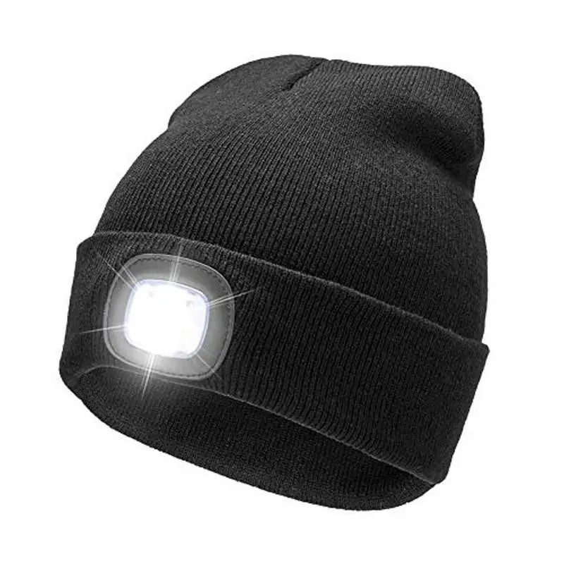 4 LED Lighted Unisex Beanie Hat - Spelume