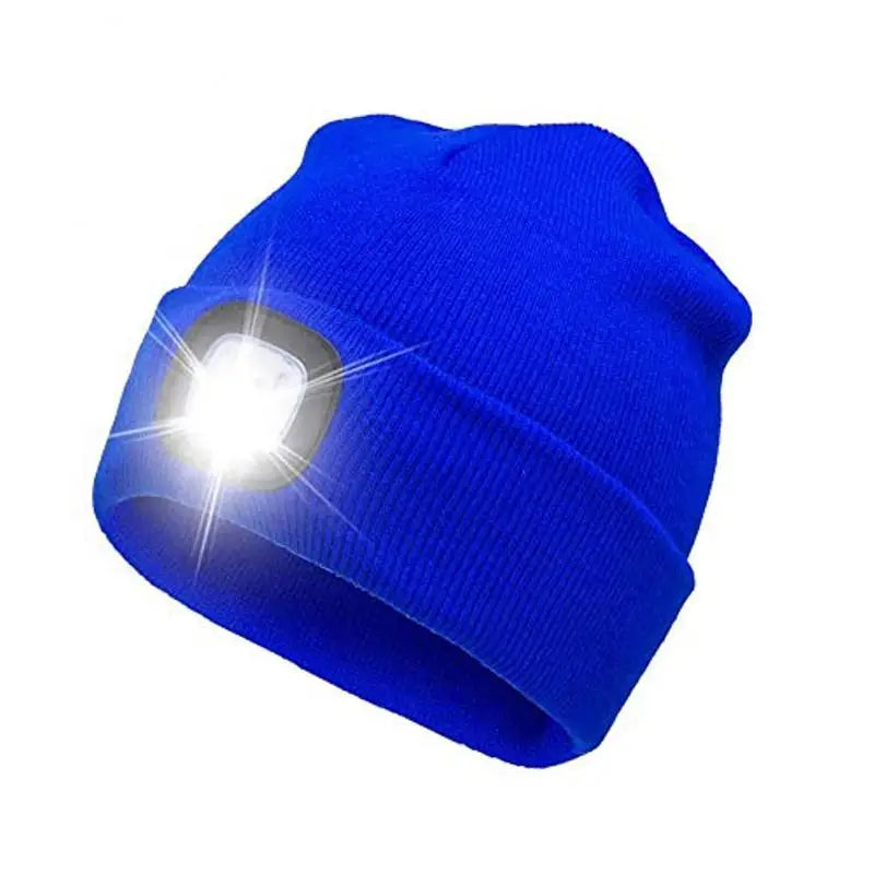 4 LED Lighted Unisex Beanie Hat - Spelume