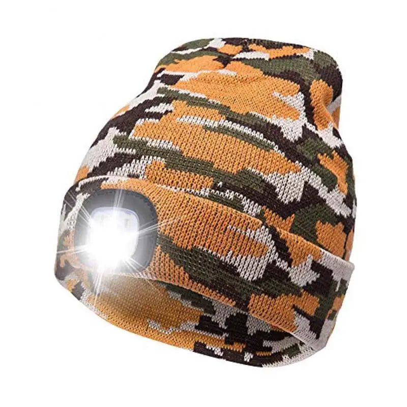 4 LED Lighted Unisex Beanie Hat - Spelume