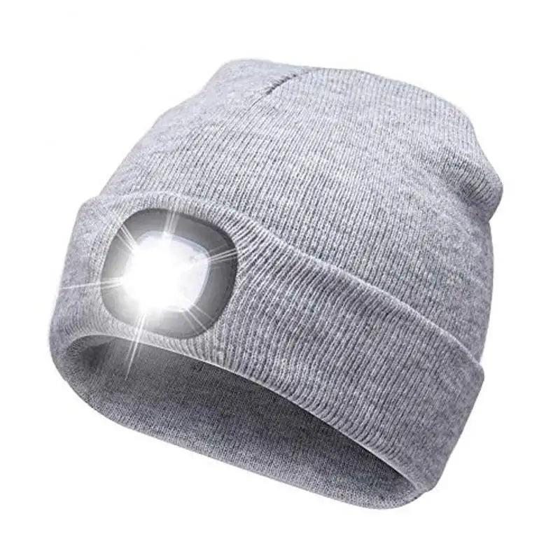 4 LED Lighted Unisex Beanie Hat - Spelume