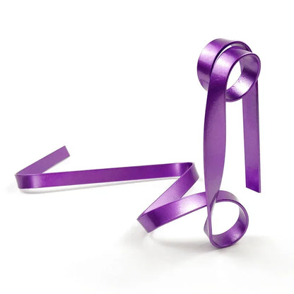 purple floating ribbon wine rack