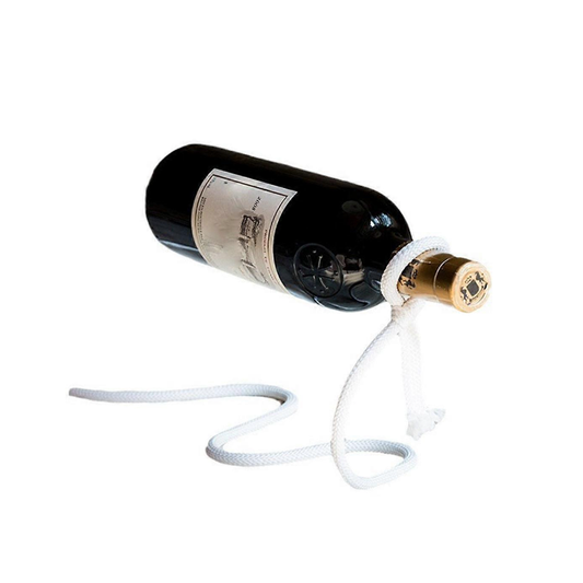 Floating Rope Wine Rack