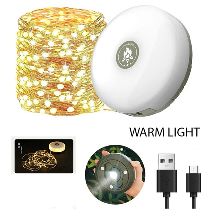 4-in-1 LED Rechargeable Light String (10M)